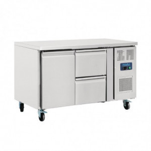 Tavolo Frigorifero 1 Porta 2 Cassetti - 228 L - Polar - Fourniresto