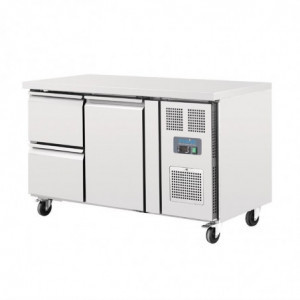 Tavolo Frigorifero 1 Porta 2 Cassetti - 228 L - Polar - Fourniresto