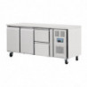 Tavolo Refrigerato 2 Porte 2 Cassetti Serie U - 417L - Polar - Fourniresto