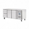 Tavolo Refrigerato 2 Porte 2 Cassetti Serie U - 417L - Polar - Fourniresto