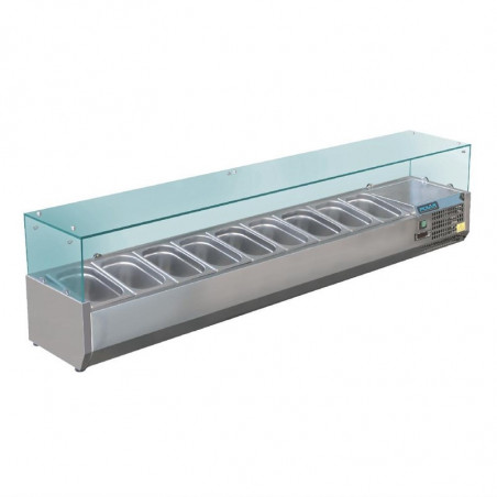 Vetrina refrigerata per ingredienti - 9 vaschette GN 1/3 - Polar - Fourniresto