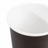 Disposable Black Espresso Coffee Cups - 120ml - Pack of 50 - Fiesta