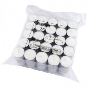 Candele Scaldavivande 8 Ore Ø 40 mm - Confezione da 75 - Olympia
