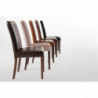 Chaises En Simili Cuir Marron Foncé - Bolero - Fourniresto