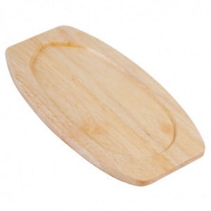 Supporto in legno chiaro per piatto GG133 - Olympia - Fourniresto