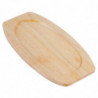 Supporto in legno chiaro per piatto GG133 - Olympia - Fourniresto