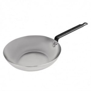 Wok in acciaio al carbonio da 28 cm - Vogue - Fourniresto