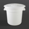 Contenitore Rotondo Bianco 76L - Vogue - Fourniresto