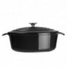 Cocotte Ovale Nera - 5L - Vogue