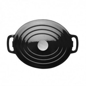 Cocotte Ovale Nera - 5L - Vogue