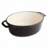 Grande Cocotte Ovale Nera - 6L - Vogue