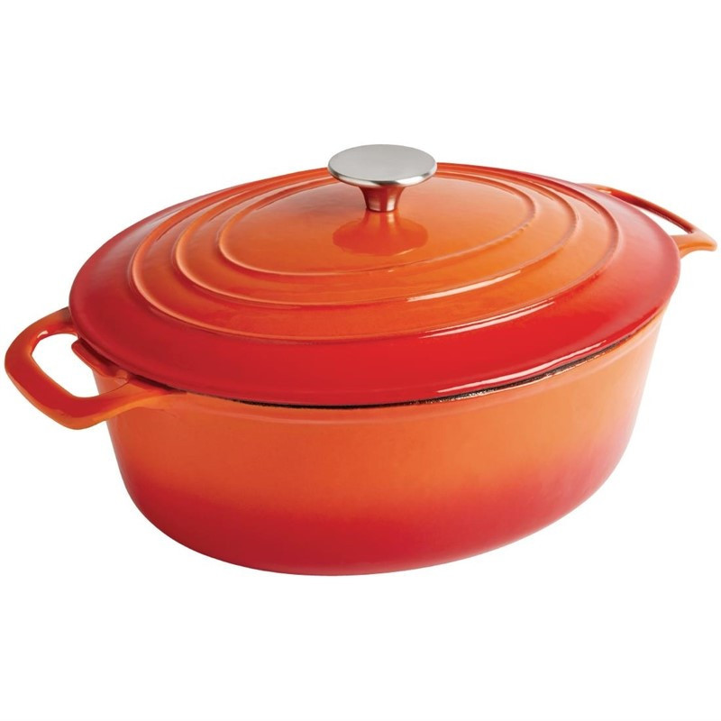 Cocotte Ovale Arancione - 5L - Vogue