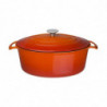 Grande Cocotte Ovale Arancione - 6L - Vogue