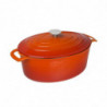 Grande Cocotte Ovale Arancione - 6L - Vogue