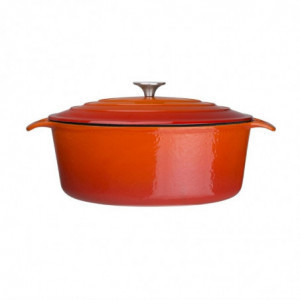 Grande Cocotte Ovale Arancione - 6L - Vogue