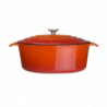 Grande Cocotte Ovale Arancione - 6L - Vogue