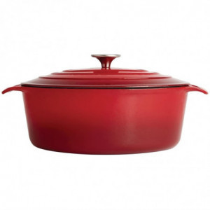 Cocotte Ovale Rouge - 5L - Vogue