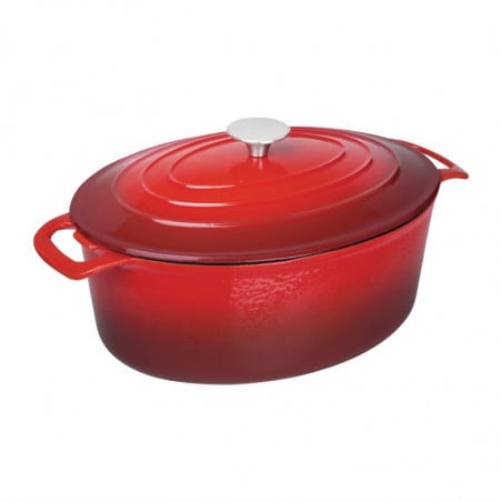 Grande Cocotte Ovale Rossa - 6L - Vogue