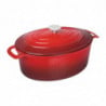 Grande Cocotte Ovale Rossa - 6L - Vogue