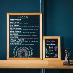 Wooden framed wall chalkboard - Olympia - Fourniresto