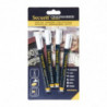 Pennarelli gesso liquido bianchi - Set da 4 - Securit - Fourniresto