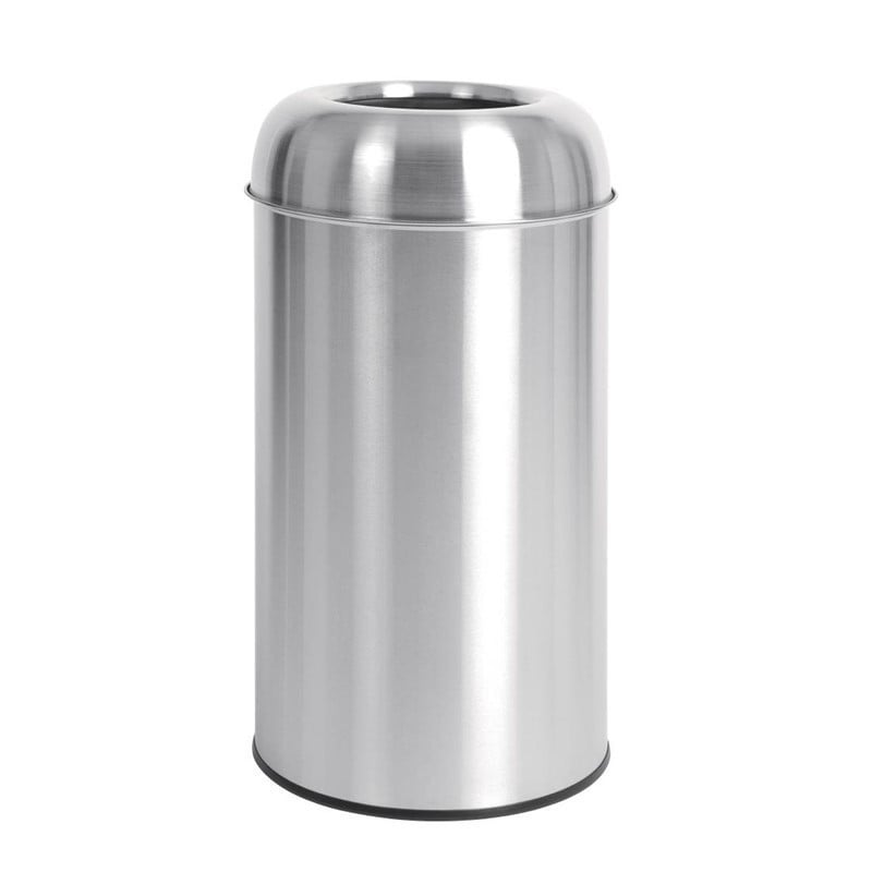 Cestino Dome in Acciaio Inox Aperto - 40L - Bolero