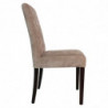 Beige chairs with fabric seat - Bolero - Fourniresto