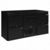 Back-Bar Series U 4 Drawers and Wine Cooler for 8 Bottles - 380L - Polar