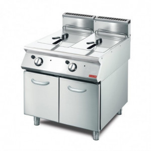 Gas Fryer 2 x 13 L - W 700 mm - Gastro M