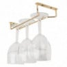 Supporto per calici in ottone 255mm - FourniResto - Fourniresto