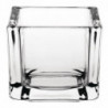 Square glass tealight holder - Set of 6 - Olympia - Fourniresto