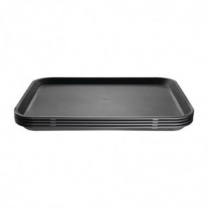 Non-Slip Rectangular Tray 410 X 305 Mm - Olympia KRISTALLON