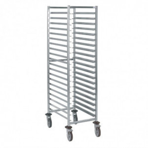 Carrello a guide Eurostandard - 600 x 400mm - 20 livelli - Tournus