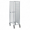 Carrello a guide Eurostandard - 600 x 400mm - 20 livelli - Tournus