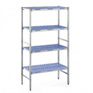 Modular Shelving 4 Levels - W 690 x D 400 mm - Tournus