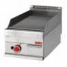 Plancha a Gas 650 con Piastra Rigata - Gastro M