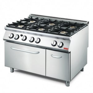 Fourneau 6 Fuochi e Forno a Gas 700 - Gastro M