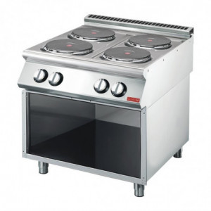 Fornello elettrico 4 piastre 700 - Gastro M