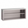 Armadio Aperto a Parete in Acciaio Inox - L 800 x P 400mm - Gastro M