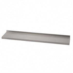 Etagère Murale en Inox Sans Supports-L 1800 X P 400mm - Gastro M