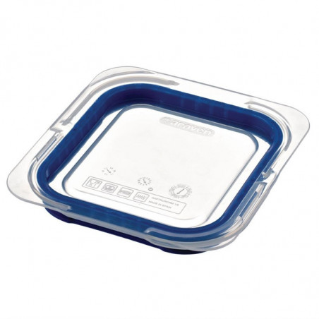 Coperchio Blu in ABS senza BPA - GN 1/6 - Araven - Fourniresto