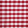 Tovaglia quadrata a quadretti rossi in poliestere 1780 x 1780mm - Mitre Essentials - Fourniresto