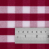 Square red checkered polyester tablecloth 1780 x 1780mm - Mitre Essentials - Fourniresto