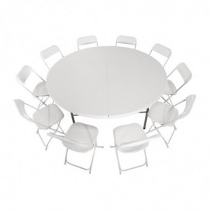 Table ronde pliable - Bolero - Fourniresto