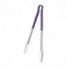 Pinza da servizio 405mm viola - Vogue - Fourniresto