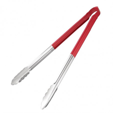 Pinza da servizio 405mm rossa - Vogue - Fourniresto