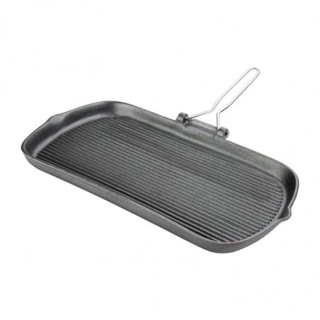 Poêle Grill en Fonte - L 225 x P 380mm  - Vogue