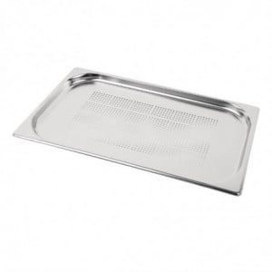 Bac Gastronorm in acciaio inox forato GN 1/1 150mm - Vogue - Fourniresto