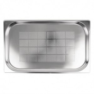 Bac Gastronorm in acciaio inox forato GN 1/1 150mm - Vogue - Fourniresto