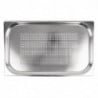 Bac Gastronorm in acciaio inox forato GN 1/1 150mm - Vogue - Fourniresto
